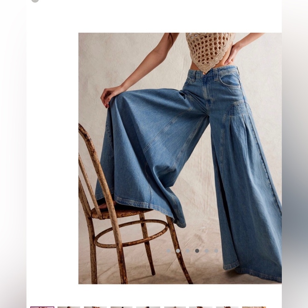 We the Free Pandora Wide-Leg
Blue Jeans size 26